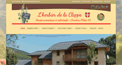 Desktop Screenshot of lherbierdelaclappe.com